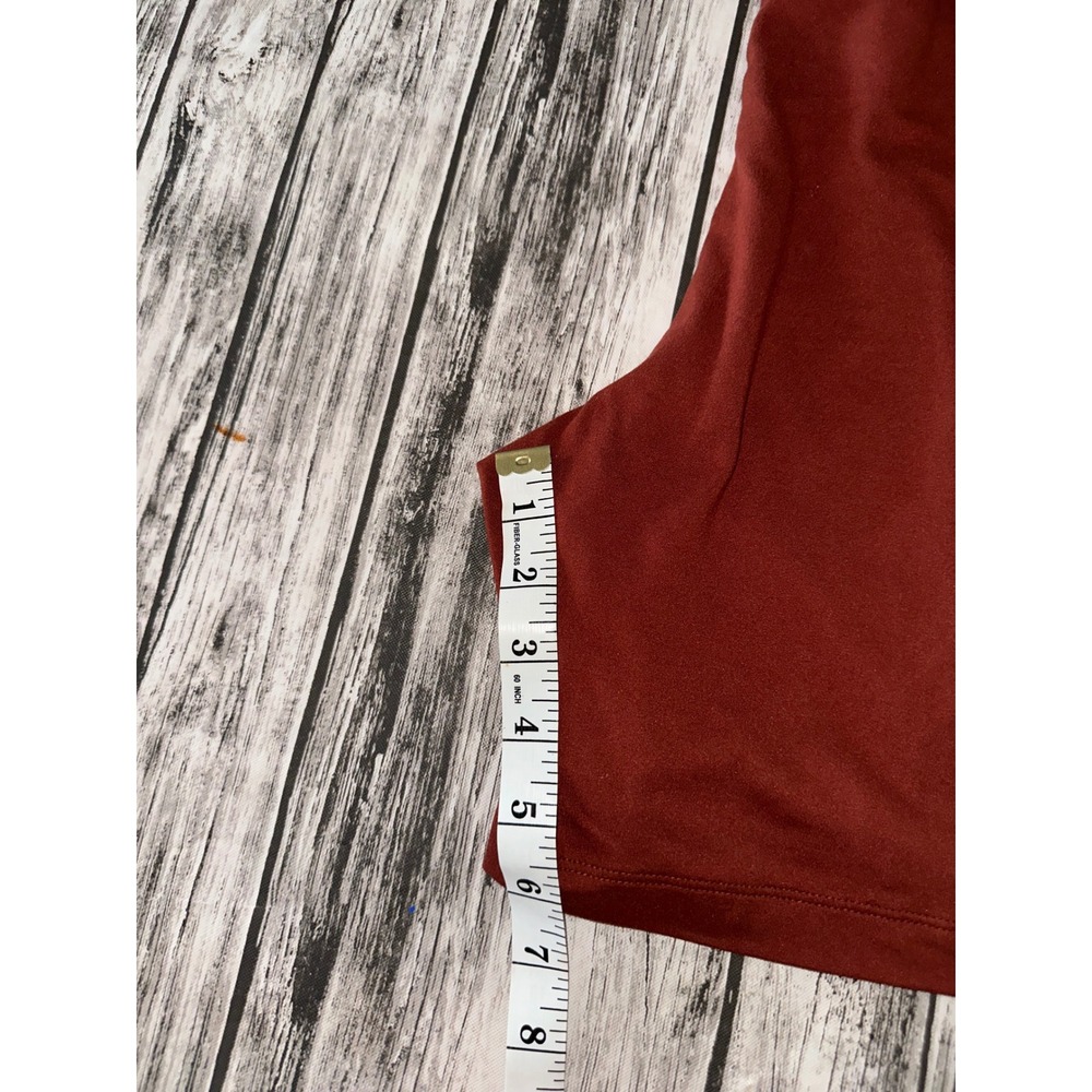 SKIMS Jersey Lounge Men's Relaxed Shorts Size XXL Rust - Picture 8 of 8